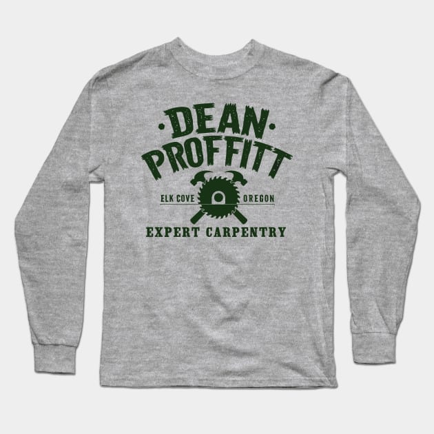 Dean Proffitt Carpentry Long Sleeve T-Shirt by MindsparkCreative